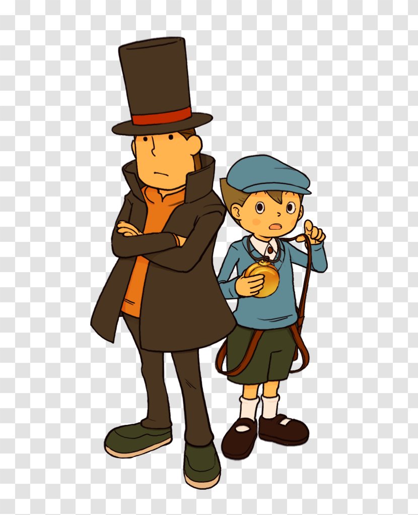 Professor Layton And The Unwound Future Miracle Mask Curious Village Azran Legacies Brothers: Mystery Room - Cartoon Transparent PNG