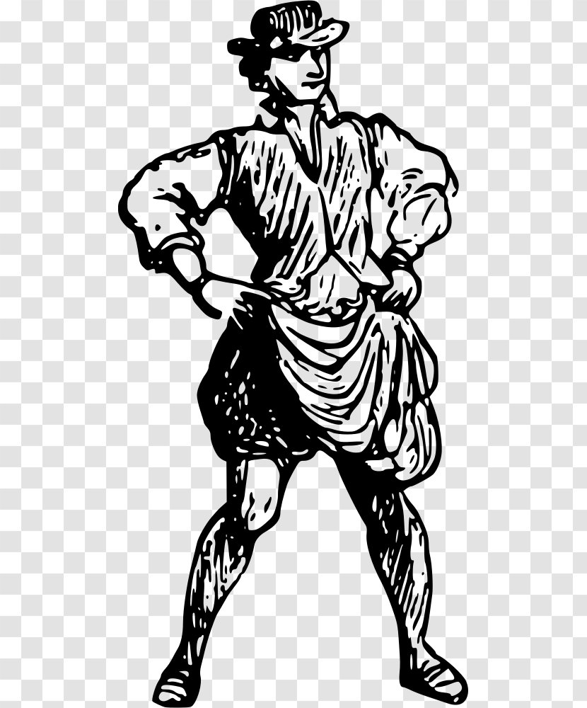 16th Century Clip Art - Male - French People Transparent PNG