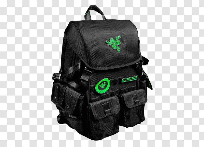 Razer Rogue Backpack Mercenary 17.3 RC21-00800101-0000 Inc. Laptop - Gamer - Dark Green Mount Transparent PNG