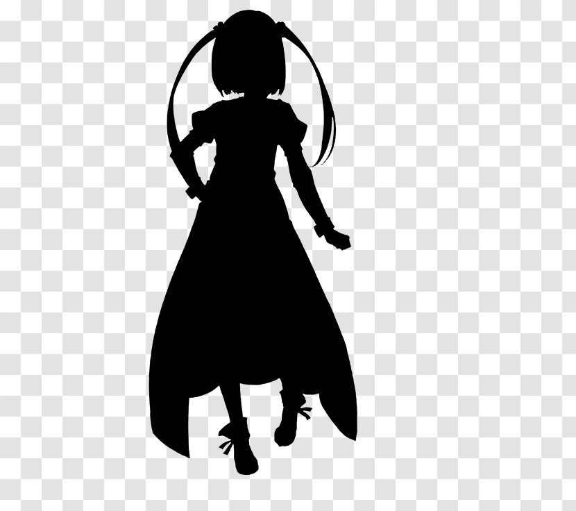 Clip Art Black Silhouette Character Fiction - Sekirei Database Transparent PNG