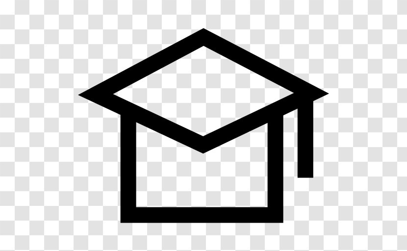 Square Academic Cap Graduation Ceremony Icon Design - Symmetry - School Transparent PNG