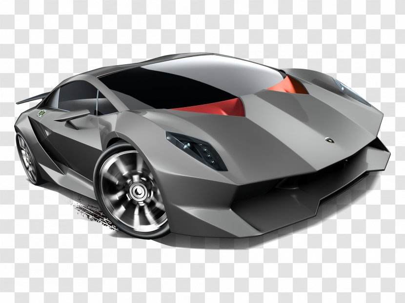 Lamborghini Sesto Elemento Car Aventador Hot Wheels - Motor Vehicle - Race Transparent PNG