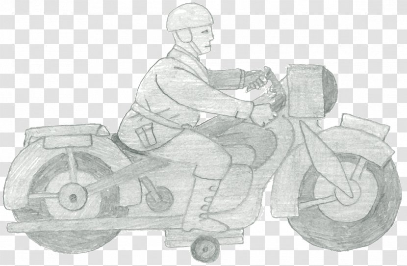 Scooter Car Automotive Design Sketch - Autoped Transparent PNG