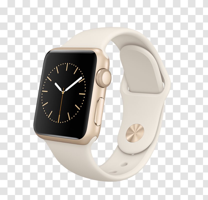 Apple Watch Series 1 Sports Gold Aluminium Transparent PNG