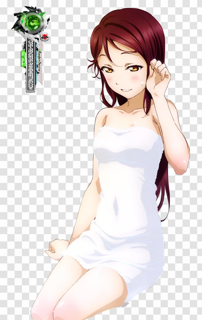 Weiß Schwarz Love Live! Sunshine!! Riko Sakurauchi Character Black Hair - Cartoon - Heart Transparent PNG