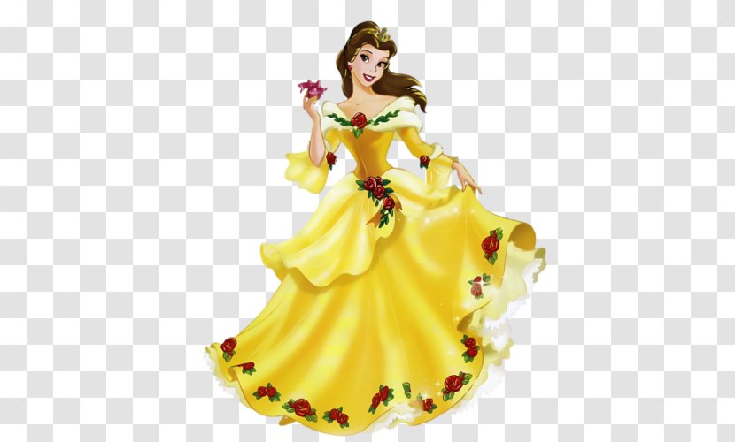 Belle Princess Jasmine Ariel Beast Disney - Costume Design Transparent PNG