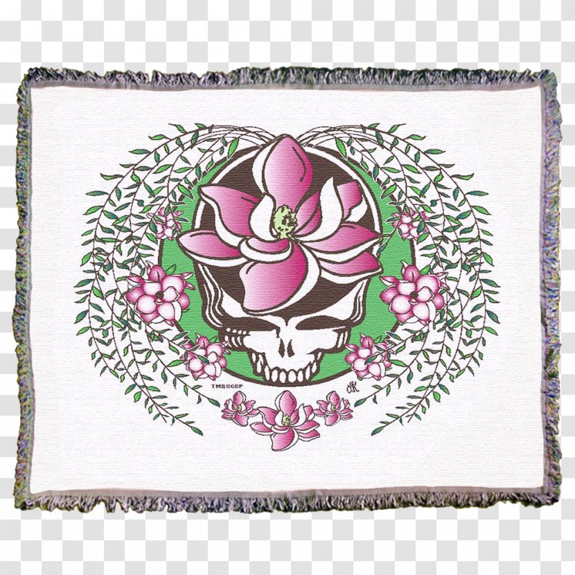 Steal Your Face Textile Purple Magenta Grateful Dead - White Sugar Transparent PNG