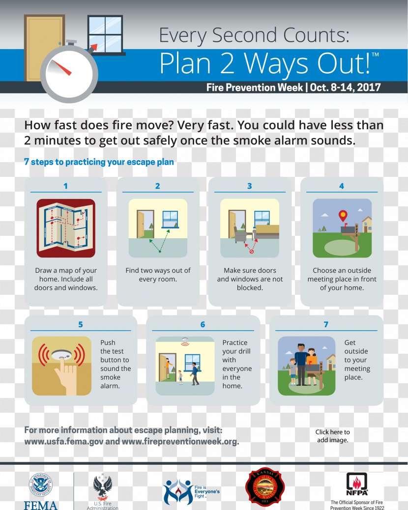 Fire Prevention Week Department National Protection Association Safety - Smoke Detector - Education Infographics Transparent PNG