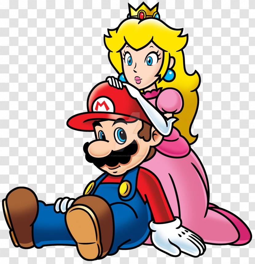Princess Peach Super Mario Bros. & Luigi: Superstar Saga - Flower - Ink Creative Transparent PNG
