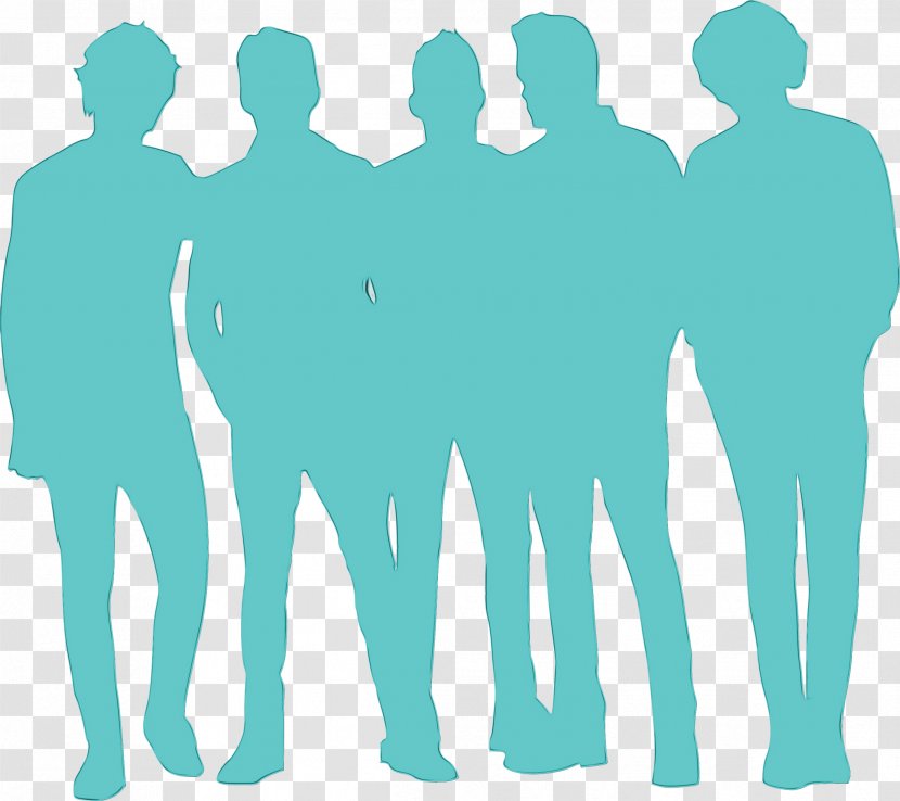 Group Of People Background - Cartoon - Gesture Team Transparent PNG