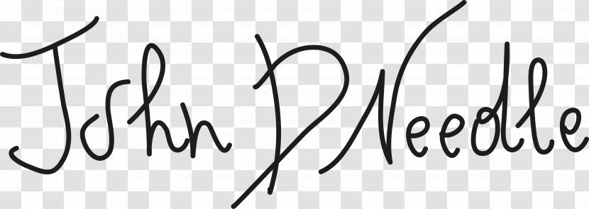 Logo Calligraphy Handwriting Brand Font - Monochrome Photography - Needle Transparent PNG