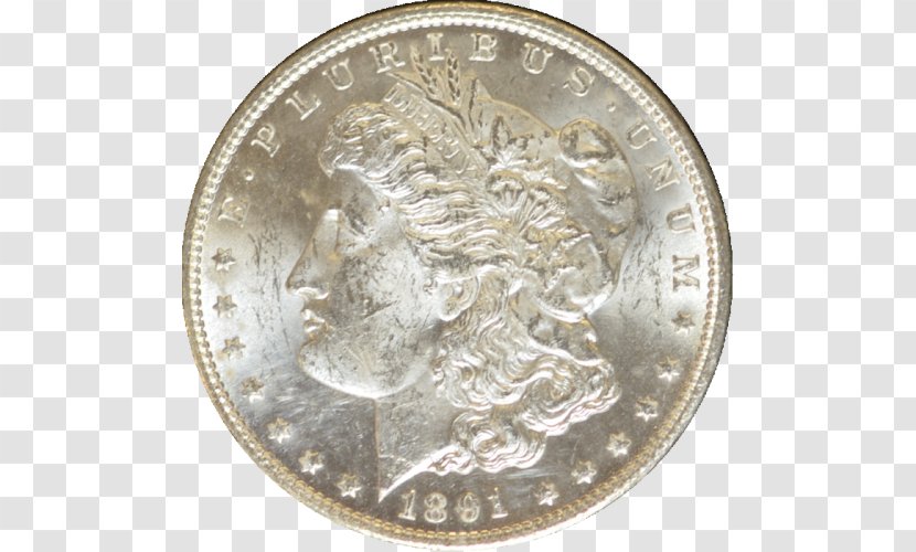 Dime Morgan Dollar Coin Quarter - Peace Transparent PNG