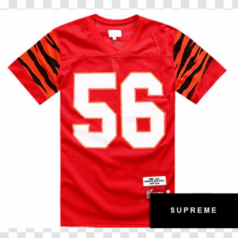 T-shirt Sports Fan Jersey Sleeve Supreme - Sleeveless Shirt - Watercolor-tiger Transparent PNG