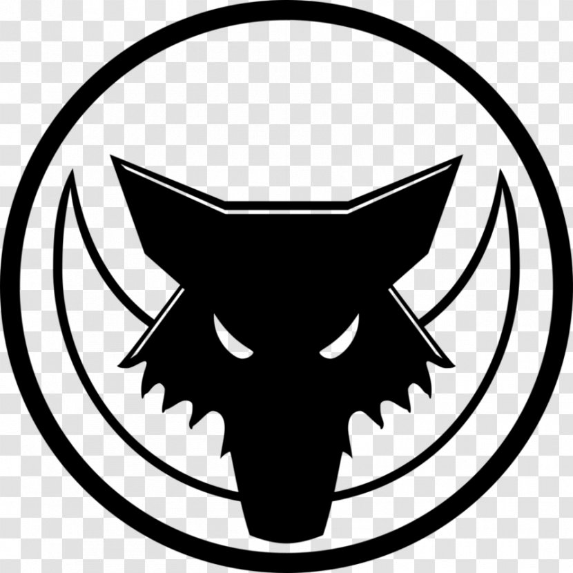 Warhammer 40,000: Space Marine Wolf Gray Black Legion - Logo Transparent PNG