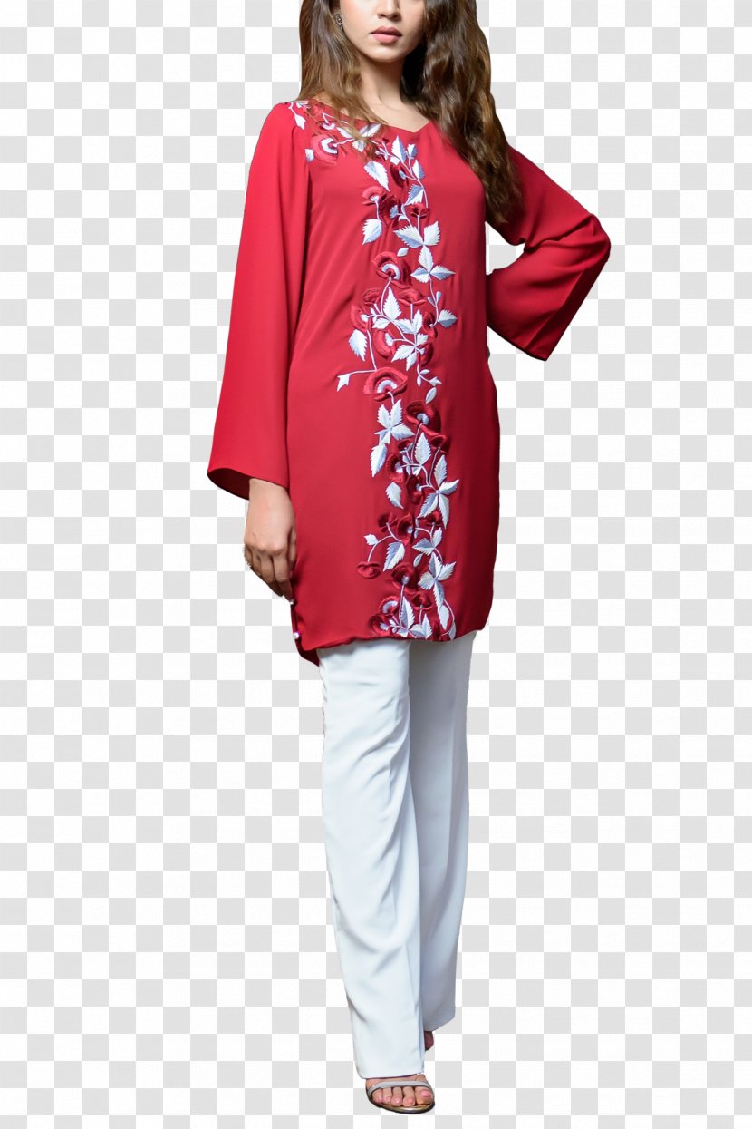 Georgette Chiffon Blouse Tunic Fashion - Pajamas - Kamal Transparent PNG