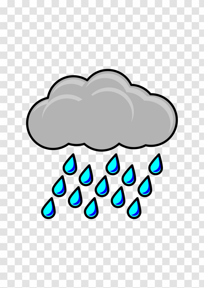 Rain Cloud Storm Weather Clip Art - Text Transparent PNG