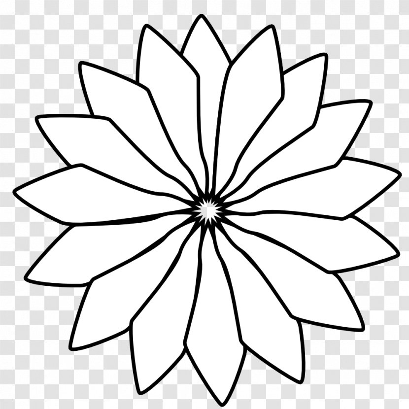 Common Sunflower Drawing Black And White Clip Art - Monochrome Photography - Flower Transparent PNG