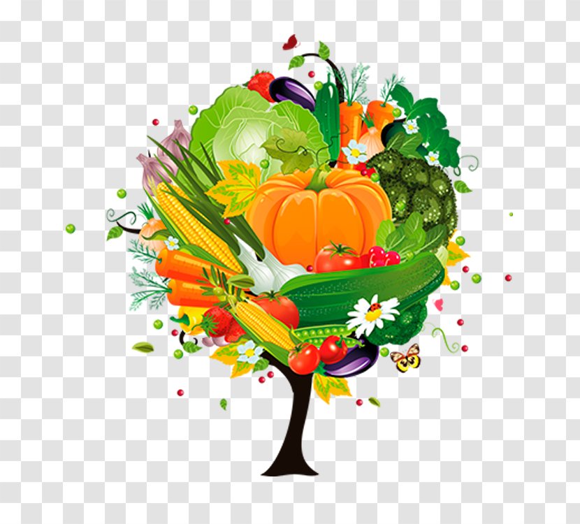Royalty-free Stock Photography October Clip Art - Floristry - Vegetable Tree Transparent PNG