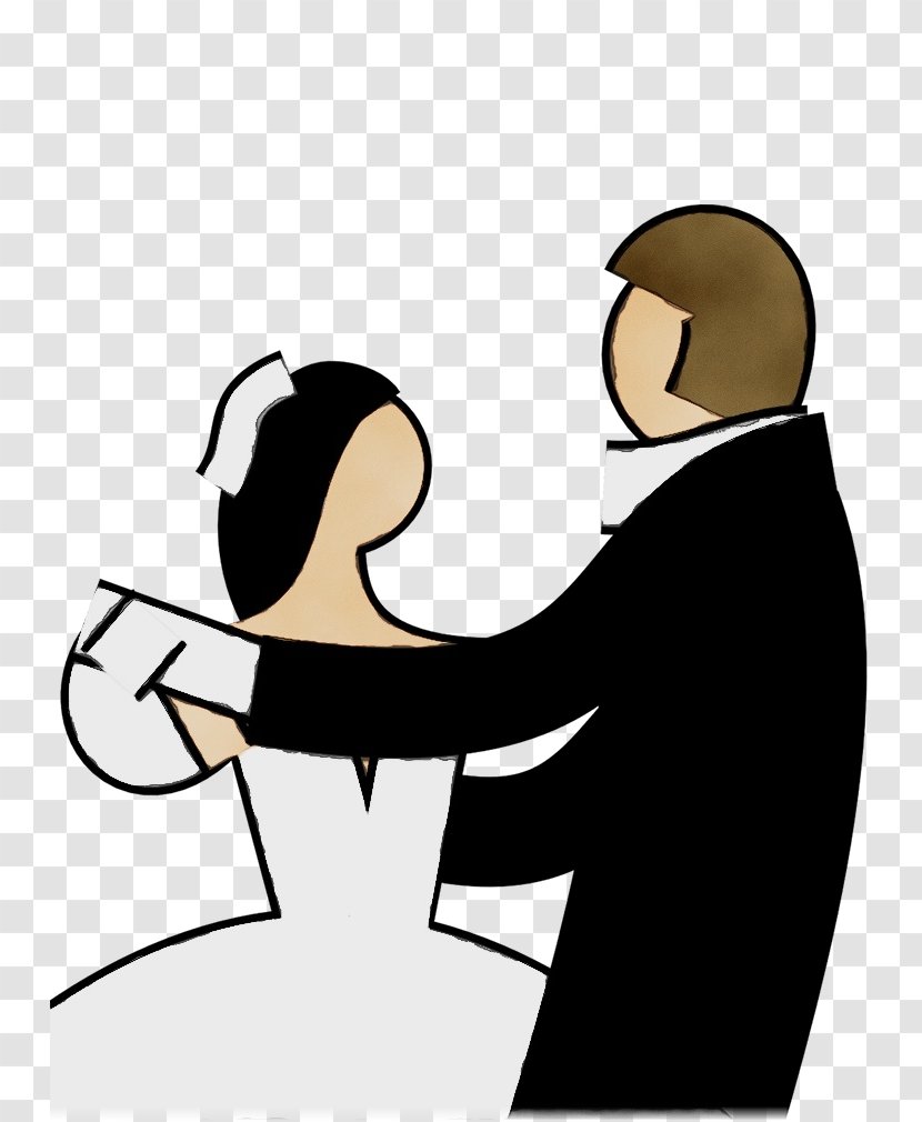 Wedding Watercolor - First Dance - Gesture Interaction Transparent PNG
