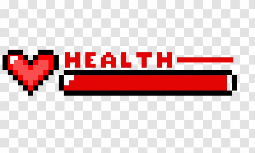 Health Minecraft Pixel Art Video Game - Bar Transparent PNG