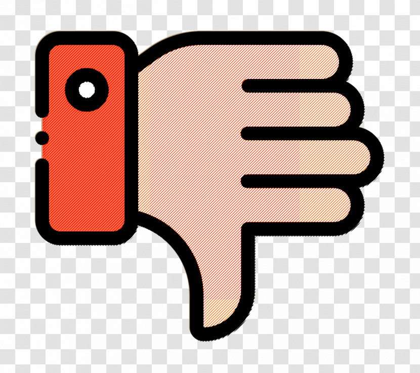 Dislike Icon Rating And Validation Icon Finger Icon Transparent PNG