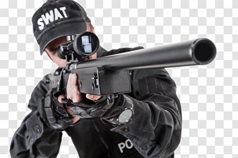 Police Officer Firearm Suspect Law Enforcement Crime - Silhouette - Soldiers Transparent PNG