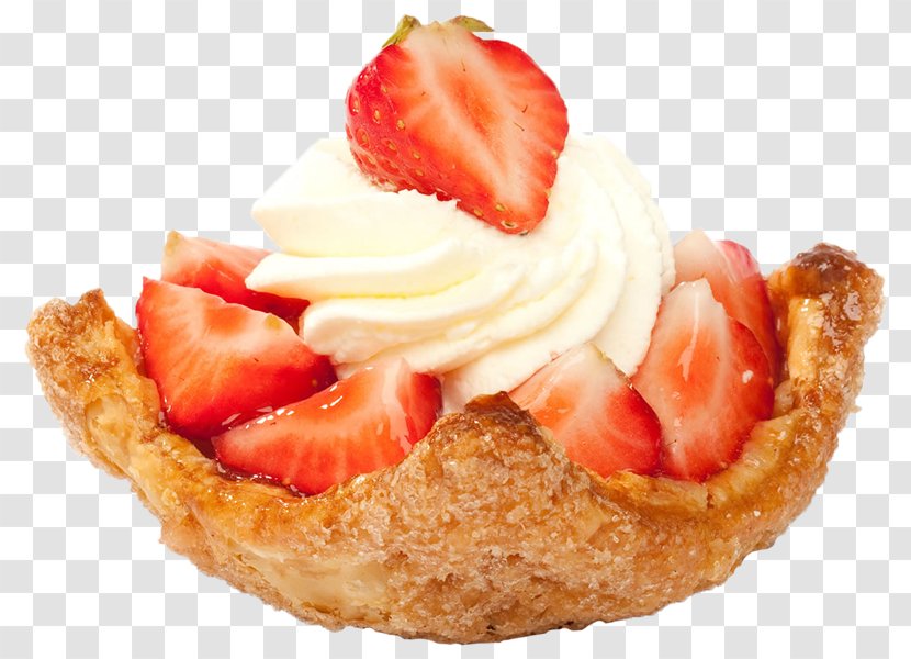 Treacle Tart Strawberry Danish Pastry Frozen Dessert - Food Transparent PNG