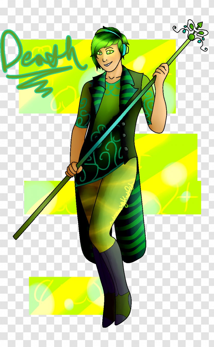 Green Character Costume - Dreaming Of Fishing Transparent PNG