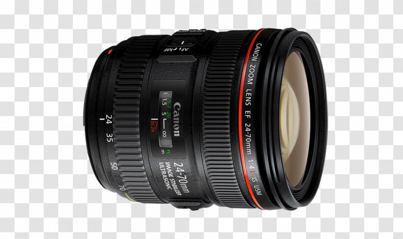Fisheye Lens Canon EF 24-70mm Mount 24–105mm EF-S - Ef 24105mm - Camera Transparent PNG