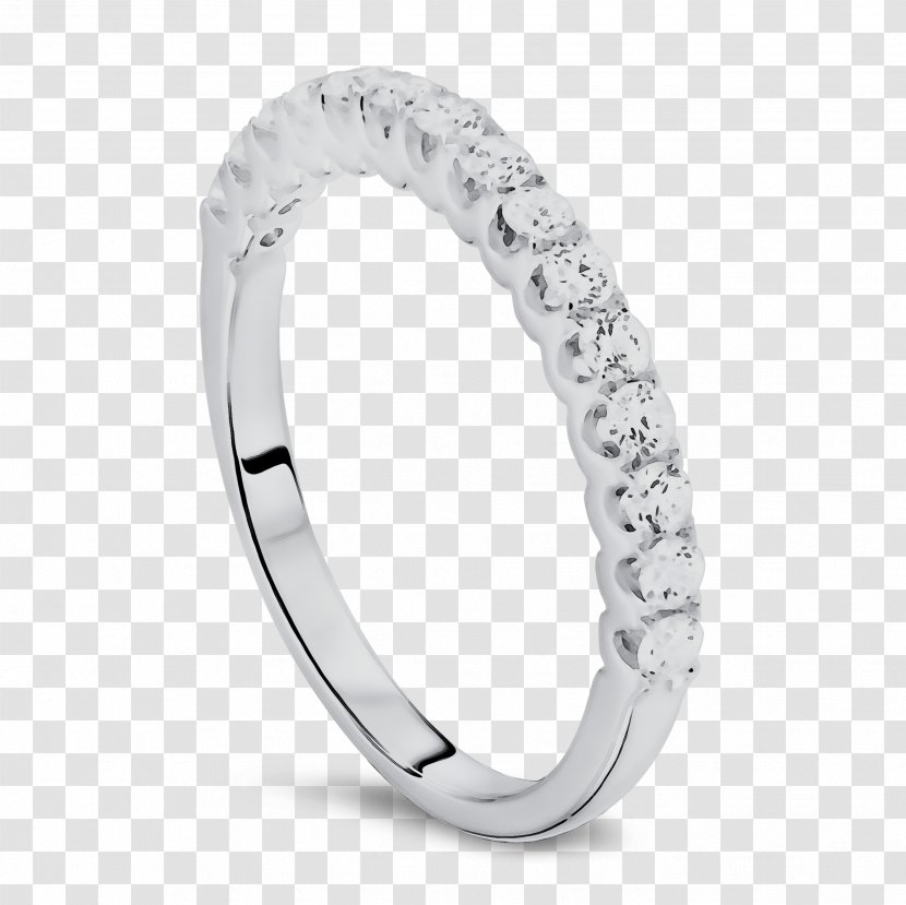 Wedding Ring Silver Jewellery - Platinum - Diamond Transparent PNG
