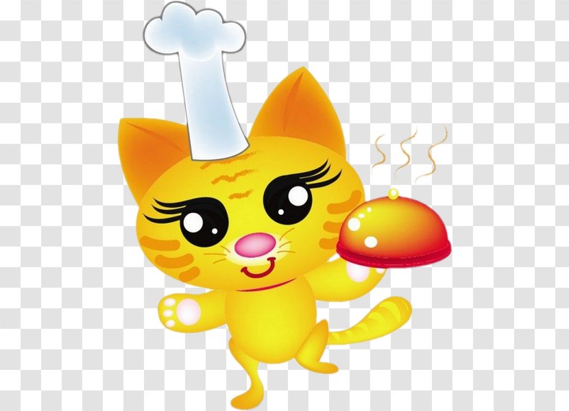 Whiskers Cat Cook Chef Clip Art - Frame - Cartoon Transparent PNG