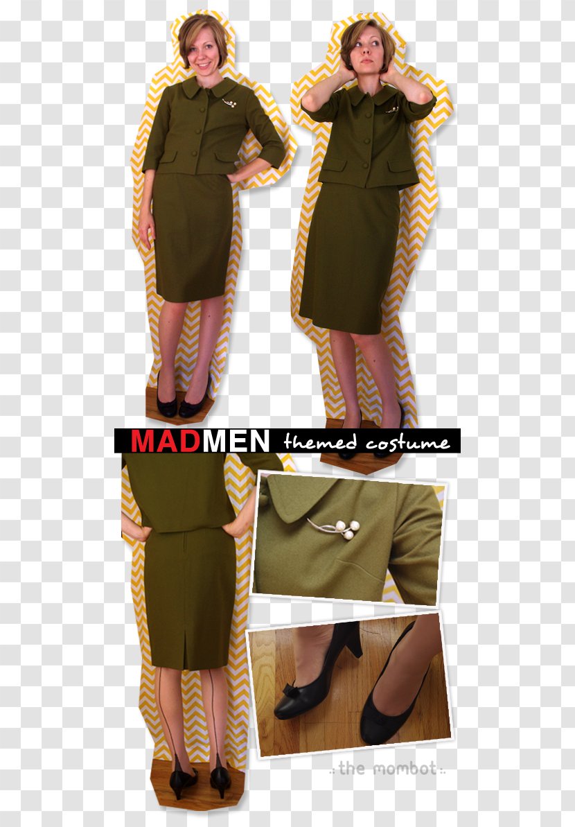 Costume Abdomen Skirt Shoe - Frame - Mad Men Transparent PNG