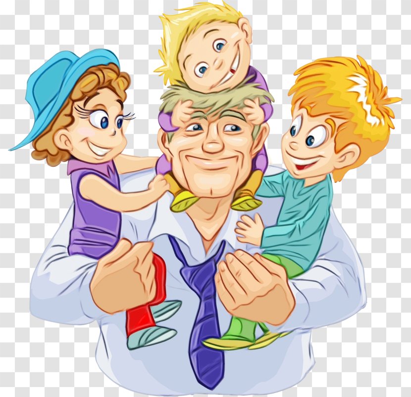 Father's Day Clip Art Image Illustration - Son - Stock Photography Transparent PNG