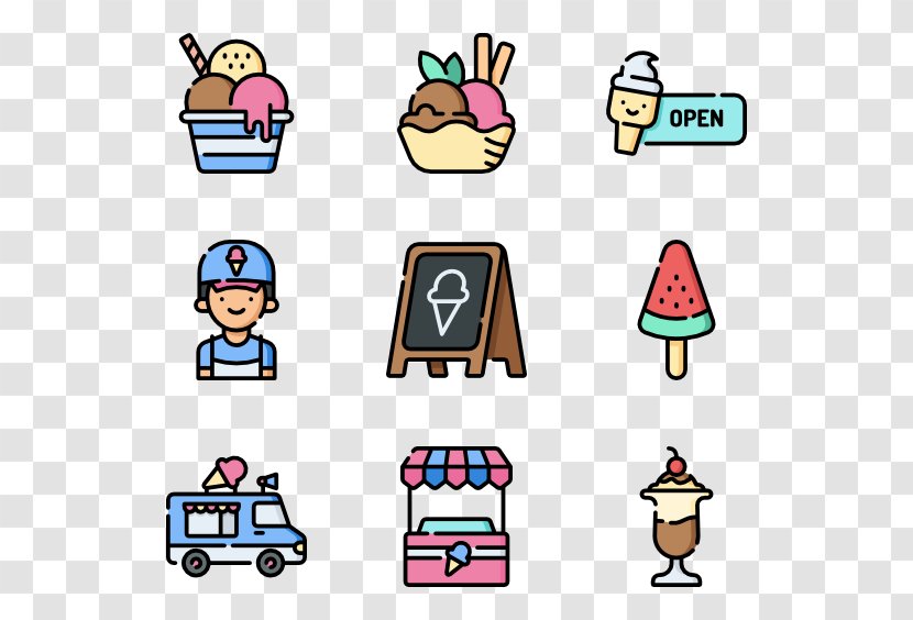 Ice Cream Shop - Cartoon - Food Transparent PNG