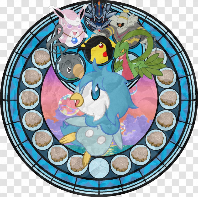 Window Stained Glass Pokémon - Art Transparent PNG