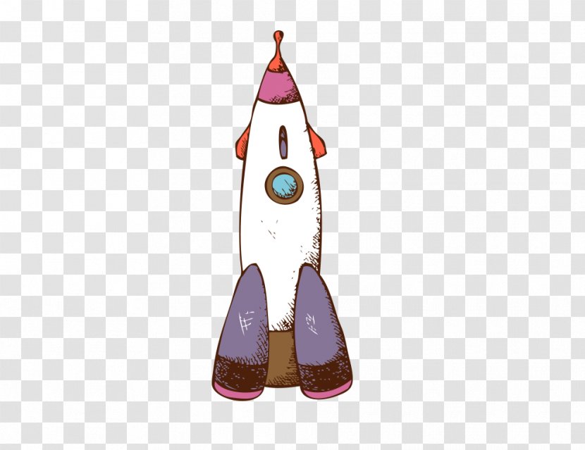 Drawing - Painted Rocket Transparent PNG
