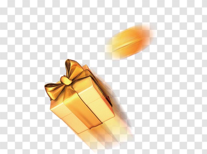 Gift Gold Computer File - Orange - Golden Transparent PNG