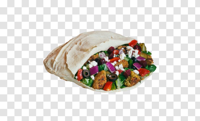 Pita Vegetarian Cuisine Falafel Gyro Shawarma - Food - Byblos Restaurant Wrap Transparent PNG