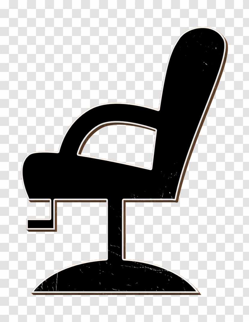 Chair Side View Silhouette Icon Tools And Utensils Icon Chair Icon Transparent PNG