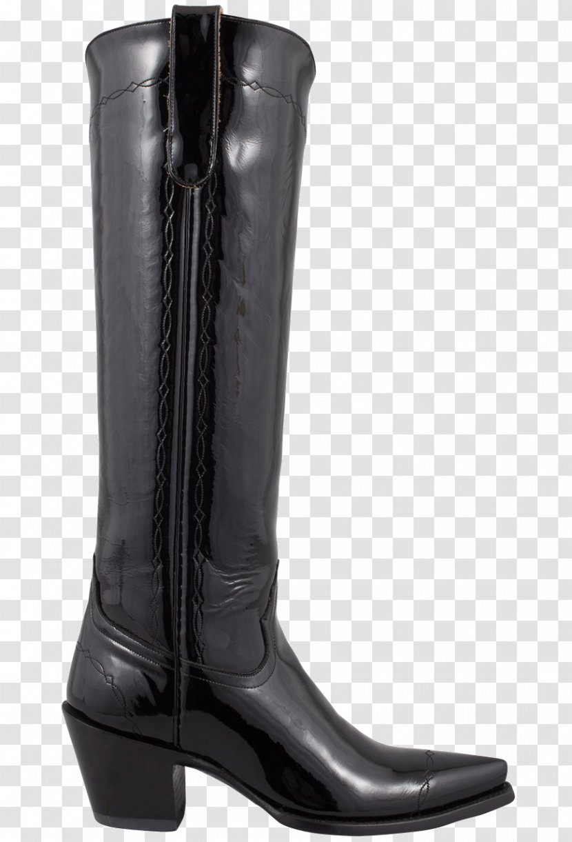 Knee-high Boot Patent Leather Chelsea Riding Transparent PNG