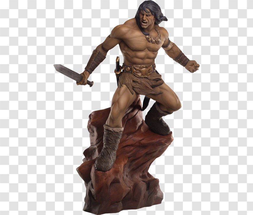 Conan The Barbarian Figurine Statue Sculpture - Espada Selvagem De Transparent PNG