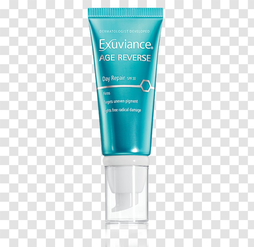 Exuviance Age Reverse Day Repair Sunscreen Factor De Protección Solar Skin Care Cream - Aging Transparent PNG