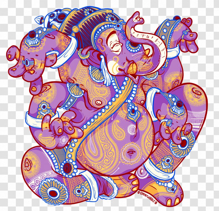 T-shirt Illustration Product Ganesha - Mythical Creature - Tshirt Transparent PNG