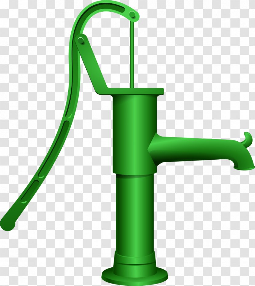 Submersible Pump Hand Water Well Clip Art - Pumping Transparent PNG