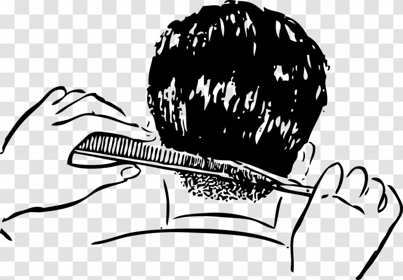 Comb Hair-cutting Shears Barber Clip Art - Cartoon - Scissors Transparent  PNG