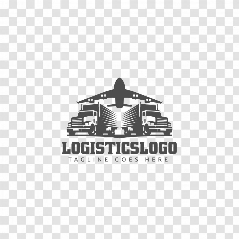 Cargo Truck Logo - Monochrome - Car Transparent PNG
