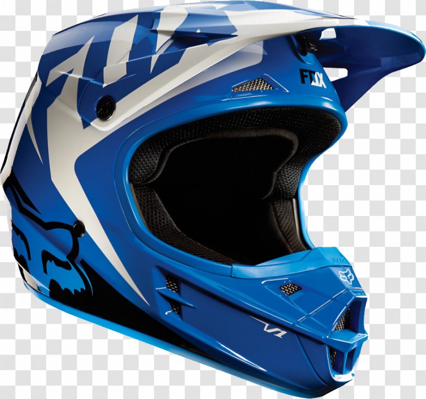 Motorcycle Helmet Fox Racing Motocross - Enduro - Full Face Bicycle Image Transparent PNG