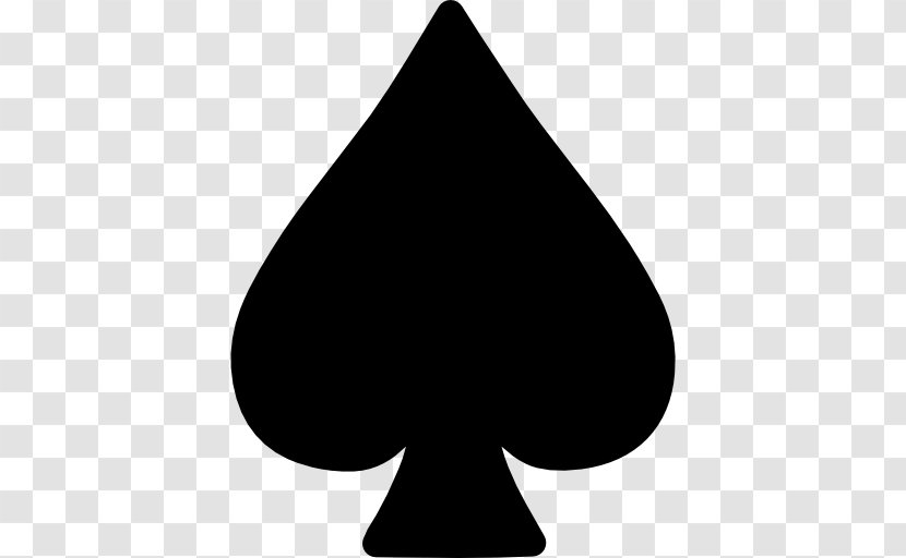 Ace Of Spades Playing Card - Symbol Transparent PNG