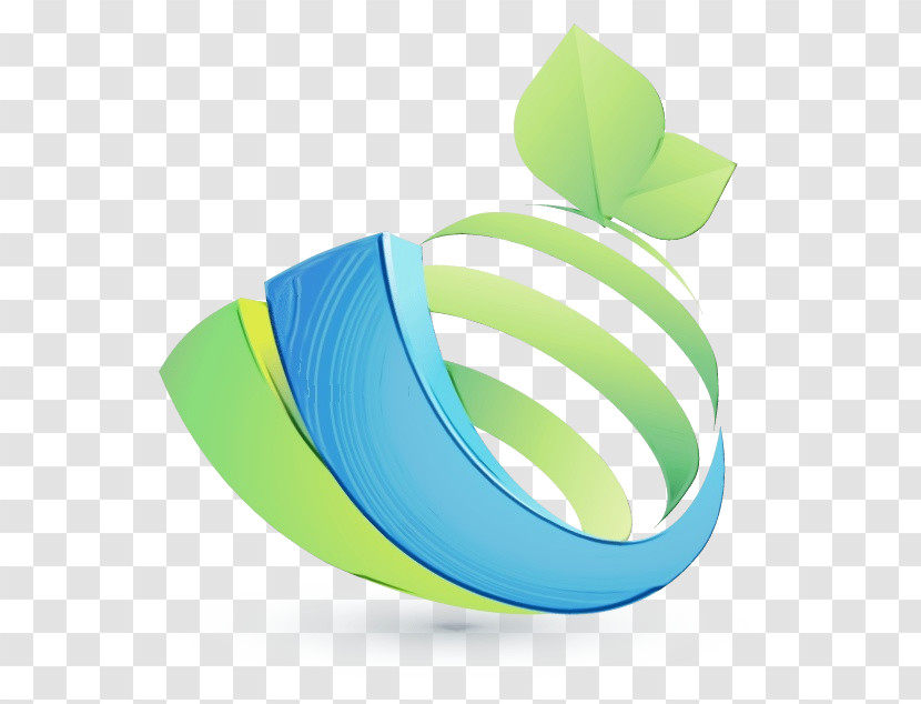 Turquoise Circle Wristband Logo Transparent PNG