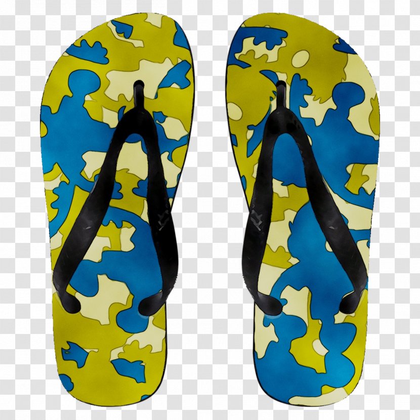 Flip-flops Yellow Shoe - Footwear - Aqua Transparent PNG